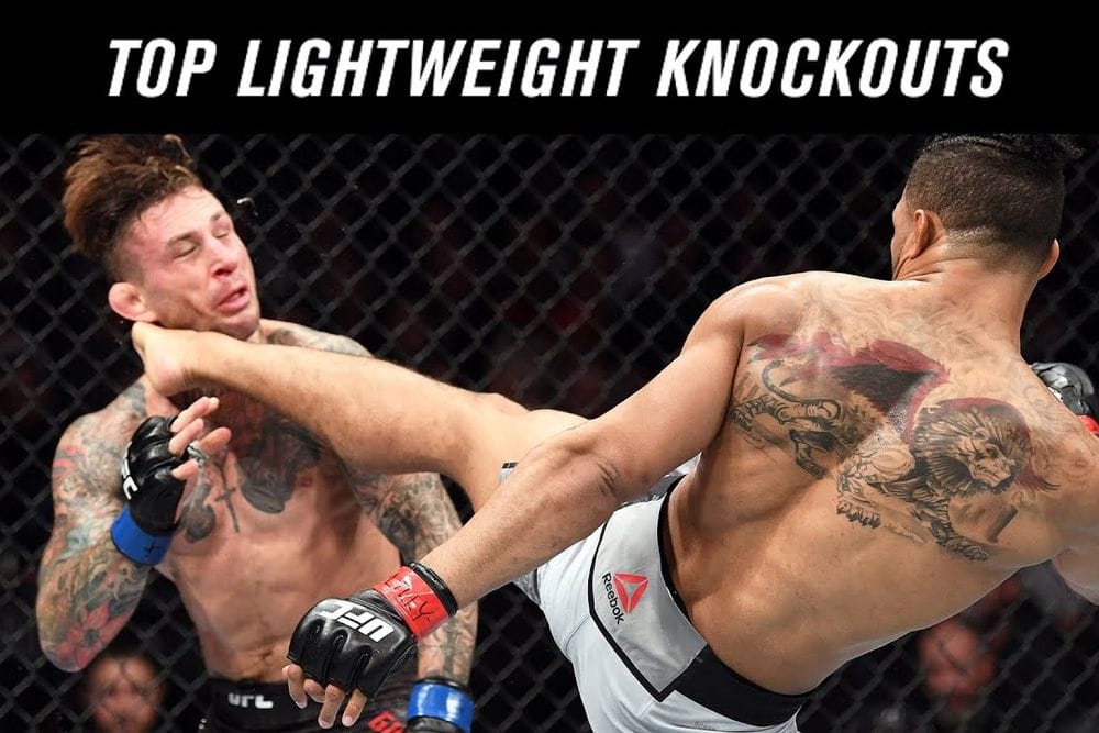 Unforgettable UFC Lightweight Knockouts: Top 10 Historic Finishes post image