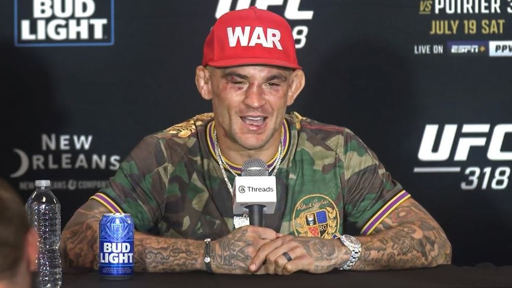 Dustin Poirier's Emotional Farewell at UFC 318 Press Conference post image