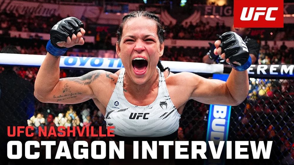 Eduarda Moura Triumphs at UFC Nashville: Octagon Interview Highlights post image